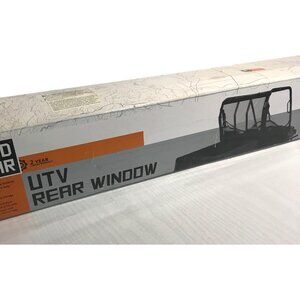 QuadGear UTV Rear Window Polaris Ranger Mid Size Heavy Duty Side by Side